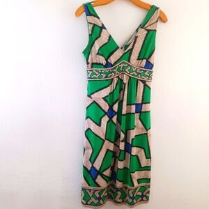 Diane Von Furstenberg Green Ophelia Dress size 4